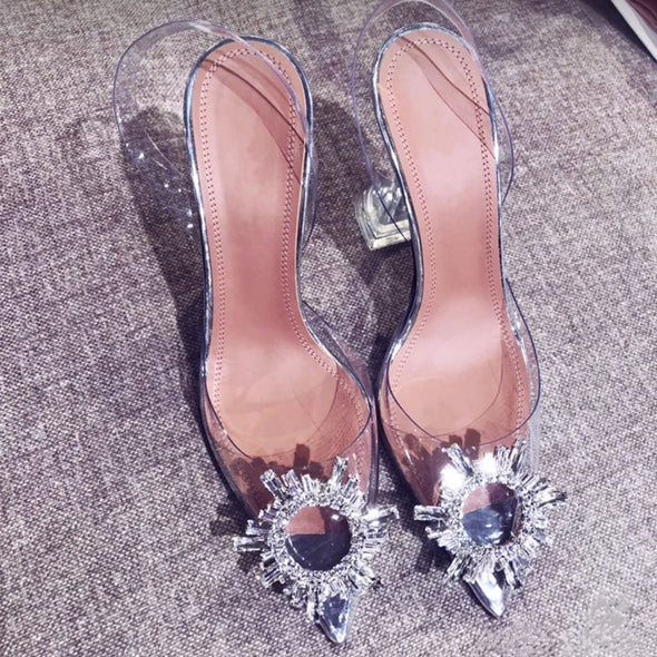 Elegant Rhinestone Wedding Heels